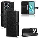 For Tecno Spark 20 Honeycomb Dot Texture Leather Phone Case(Black) - 1