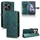 For Tecno Spark 20 Pro Honeycomb Dot Texture Leather Phone Case(Green) - 1