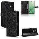 For Tecno Spark 20 Pro+ 4G Honeycomb Dot Texture Leather Phone Case(Black) - 1