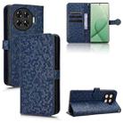 For Tecno Spark 20 Pro+ 4G Honeycomb Dot Texture Leather Phone Case(Blue) - 1