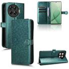 For Tecno Spark 20 Pro+ 4G Honeycomb Dot Texture Leather Phone Case(Green) - 1