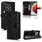 For Tecno Camon 30 Premier 5G Honeycomb Dot Texture Leather Phone Case(Black) - 1