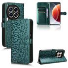 For Tecno Camon 30 Premier 5G Honeycomb Dot Texture Leather Phone Case(Green) - 1