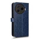 For Tecno Camon 30 Pro 5G Honeycomb Dot Texture Leather Phone Case(Blue) - 3