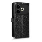 For Tecno Pova 6 Neo Honeycomb Dot Texture Leather Phone Case(Black) - 3