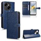 For Tecno Spark Go 2025 / Spark Go 1 Honeycomb Dot Texture Leather Phone Case(Blue) - 1