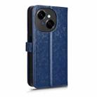 For Tecno Spark Go 2025 / Spark Go 1 Honeycomb Dot Texture Leather Phone Case(Blue) - 3