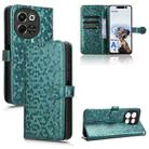 For Tecno Pova 6 Neo 5G / Spark 30 5G Honeycomb Dot Texture Leather Phone Case(Green) - 1