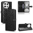 For Tecno Spark 30 Pro 4G Honeycomb Dot Texture Leather Phone Case(Black) - 1