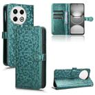 For Tecno Spark 30 Pro 4G Honeycomb Dot Texture Leather Phone Case(Green) - 1