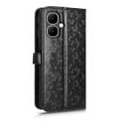 For Tecno Pop 10 / Infinix Smart 10 4G Honeycomb Dot Texture Leather Phone Case(Black) - 3