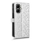For Tecno Pop 10 / Infinix Smart 10 4G Honeycomb Dot Texture Leather Phone Case(Silver) - 3