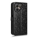 For Tecno Pova 7 4G Honeycomb Dot Texture Leather Phone Case(Black) - 3