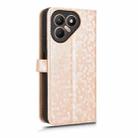 For Tecno Pova 7 4G Honeycomb Dot Texture Leather Phone Case(Gold) - 3