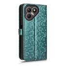 For Tecno Pova 7 4G Honeycomb Dot Texture Leather Phone Case(Green) - 3