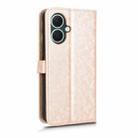 For Tecno Spark Go 2 4G Honeycomb Dot Texture Leather Phone Case(Gold) - 3