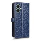 For Tecno Spark Go 2 4G Honeycomb Dot Texture Leather Phone Case(Blue) - 3