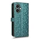 For Tecno Spark Go 2 4G Honeycomb Dot Texture Leather Phone Case(Green) - 3