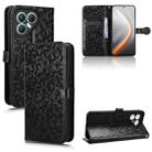 For Tecno Pova 7 Pro 5G Honeycomb Dot Texture Leather Phone Case(Black) - 1