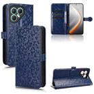 For Tecno Pova 7 Pro 5G Honeycomb Dot Texture Leather Phone Case(Blue) - 1