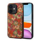 For iPhone 11 Dual Card Slot Holder Phone Case(Summer Red) - 1