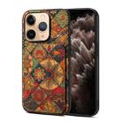 For iPhone 11 Pro Max Dual Card Slot Holder Phone Case(Autumn Yellow) - 1