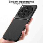 For OPPO Find X8 Pro Classic Tilt Strip Grain Magnetic PC Hybrid TPU Phone Case(Black) - 2