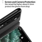 For OPPO A5 5G Global Classic Tilt Strip Grain Magnetic PC Hybrid TPU Phone Case(Black) - 3