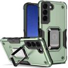 For Samsung Galaxy S24+ 5G Non-slip Shockproof Armor Phone Case with Ring Holder(Green) - 1