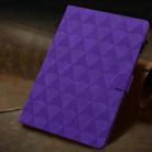 For Samsung Galaxy Tab A9 Diamond Texture Embossed Leather Tablet Case(Purple) - 2