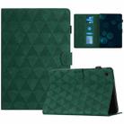 For Samsung Galaxy Tab A9 Diamond Texture Embossed Leather Tablet Case(Green) - 1