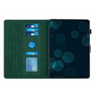 For Samsung Galaxy Tab A9 Diamond Texture Embossed Leather Tablet Case(Green) - 5