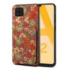 For Samsung Galaxy A22 Dual Card Slot Holder Phone Case(Summer Red) - 1