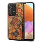 For Samsung Galaxy A32 Dual Card Slot Holder Phone Case(Autumn Yellow) - 1