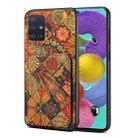 For Samsung Galaxy A51 Dual Card Slot Holder Phone Case(Autumn Yellow) - 1