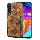 For Samsung Galaxy A70 Dual Card Slot Holder Phone Case(Autumn Yellow) - 1