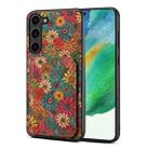 For Samsung Galaxy S21 FE 5G Dual Card Slot Holder Phone Case(Spring Green) - 1