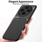 For vivo X100s Classic Tilt Strip Grain Magnetic Shockproof PC + TPU Phone Case(Black) - 2