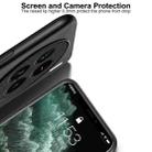 For vivo X100 Ultra Classic Tilt Strip Grain Magnetic Shockproof PC + TPU Phone Case(Black) - 3