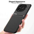For vivo iQOO Z9x Classic Tilt Strip Grain Magnetic Shockproof PC + TPU Phone Case(Black) - 2