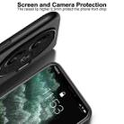 For vivo iQOO Z9x Classic Tilt Strip Grain Magnetic Shockproof PC + TPU Phone Case(Black) - 3