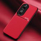 For vivo S19 Classic Tilt Strip Grain Magnetic PC Hybrid TPU Phone Case(Red) - 1