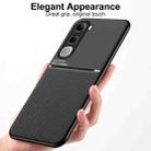 For vivo V40 Lite Classic Tilt Strip Grain Magnetic PC Hybrid TPU Phone Case(Green) - 2
