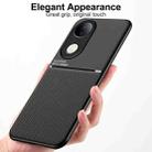 For vivo S20 Classic Tilt Strip Grain Magnetic PC Hybrid TPU Phone Case(Blue) - 2