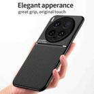 For vivo X200s Classic Tilt Strip Grain Magnetic PC Hybrid TPU Phone Case(Red) - 2