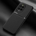 For Huawei nova 13 Pro Classic Tilt Strip Grain Magnetic PC Hybrid TPU Phone Case(Black) - 1