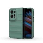For OPPO Find N2 Magic Shield Fold PC Shockproof Phone Case(Dark Green) - 1