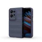 For OPPO Find N2 Magic Shield Fold PC Shockproof Phone Case(Dark Blue) - 1