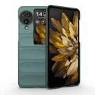 For OPPO Find N3 Flip Magic Shield Fold PC Shockproof Phone Case(Dark Green) - 1