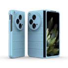For OPPO Find N3 Magic Shield Fold PC Shockproof Phone Case(Light Blue) - 1